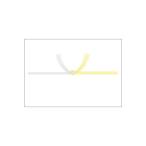 【メール便対応(4袋まで)】 タカ印 のし紙 <仏事用>黄水引 豆判7号(京) 2-57 (100枚入)