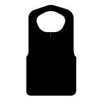  Fuji nap нетканый материал фартук чёрный средний 8.25x40 1000 листов 020900