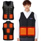 ショッピング電熱ベスト [IUGGAN] 電熱ベスト ヒートジャケット 加熱ベスト サイズ調整可能 7箇所発熱 USB給電式 ヒーターベスト 保温 防寒 超軽量 臭くない 加熱服 通勤 釣り 登山