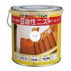 （ワケあり商品）（処分品超特価）アトムハウスペイント　油性ニス　0.7L　チーク