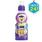 Yahoo! Yahoo!ショッピング(ヤフー ショッピング)【まとめ買いお得★1個当り160円】 Paldo ポロロ ジュース ブルベリー味 1BOX=235ml×24個 お子様向け飲料 韓国飲料 韓国食品
