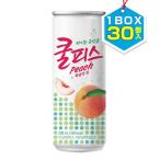 【まとめ買いがお得★1個当り100円】『東遠』クールピス ピーチ味(1BOX=230ml×30缶) 乳酸菌飲料 桃味 韓国飲料