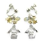 Yahoo! Yahoo!ショッピング(ヤフー ショッピング)イヤリング レディース 揺れる　メンズ　ピアス風イヤリング　PalnartPoc　ブランド　パルナートポック直営　星空の家（シルバー）イヤリング