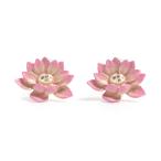 Yahoo! Yahoo!ショッピング(ヤフー ショッピング)イヤリング　花　ピンク　ピアス風　レディース　PalnartPoc　パルナートポック　公式　ブラフシューペリア　プレゼ ント　蓮華イヤリング