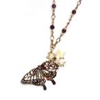 Yahoo! Yahoo!ショッピング(ヤフー ショッピング)蝶　ロングネックレス　ネックレス　レディース　PalnartPoc　パルナートポック　公式　ブラフシューペリア　プレゼント　  メモリーズ　ネックレス