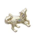 ブローチ犬星座大ぶりレディースPa...