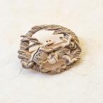 ブローチ　数　SUU　PalnartPoc直営　アクセサリー　可愛い　パルナートポック姉妹ブランド　鳥獣戯画　追いかけっこブローチ