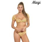 Maaji купальный костюм бикини b радиоконтроллер Lien бикини купальный костюм женский за границей симпатичный импортированный автомобиль купальный костюм бикини высокий талия цветочный принт бикини двусторонний модный ma-ji. покупка 