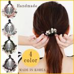 ショッピングバナナクリップ レディース ヘアピン バナナクリップ ヘアアクセ ハンドメイド ヘアアクセサリー 可愛い [ヘアアクセサリー]ヘアピン[バナナクリップ] ハンドメイ