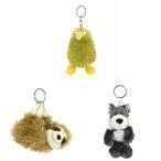 NICI ニキ キーホルダー ぬいぐるみ キーリング バード ビリー・レイ  ナマケモノ ビル オオカミ ギフト プレゼント ビーンバッグ BB かわいい もふもふ