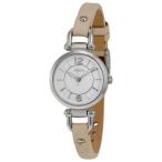 腕時計 ウォッチ フォッシル Fossil Georgia ホワイト ダイヤル Beige レザー レディース 腕時計 ES3808