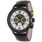 腕時計 クリスチャンヴァンサント Christian Van Sant メンズ CV3120 'Speedway' クロノグラフ ブラック レザー 腕時計