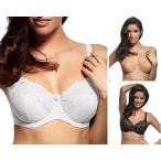 パナシェ ブラジャー ブラセット Panache 6055 レディース メロディ Full Cup Underwire BraK Black