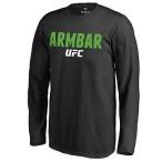 ファナティックスブランディッド 総合格闘技 MMA アメリカ 全米 UFC ユース ブラック Armbar 長袖 Tシャツ