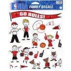 バスケットボール - NBA WinCraft Chicago Bulls WinCraft Family Decal Sheet