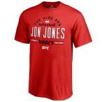 ファナティックス ブランディッド シャツ ウェア トップス Tシャツ Jon Jones UFC ユース レッド Returned Tシャツ