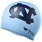 カレッジ NCAA アメリカ USA 大学 スポーツ 海外セレクトブランド North Carolina Tar ハイヒール Carolina ブルー シリコン Graphic Swim Cap