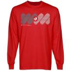 スポーツ ファン ウェア レプリカ ユニフォーム 応援 ファンアパレル  Warren Miller Make Waves Long Sleeve T Shirt Red