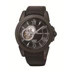 セイコー 腕時計 Seiko SSA243 Le Grand スポーツ ブラック IP レザー ストラップ メンズ オートマチック 腕時計