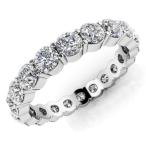 ³¤³°¥Ð¥¤¥ä¡¼¸·Áª ¥À¥¤¥ä¥â¥ó¥É ¥ê¥ó¥° »ØÎØ 12ct ¥é¥¦¥ó¥É Cut ¥À¥¤¥ä¥â¥ó¥É SI1,SI2 18K ¥Û¥ï¥¤¥È ¥´¡¼¥ë¥É 5.5¥ß¥ê Eternity ¥Ð¥ó¥É 9.7gr Prong