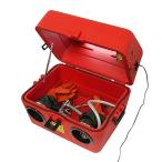 ショッピングキャビネット イリイ　ライト付き卓上型軽量サンドブラストキャビネット 56リットルの広さ