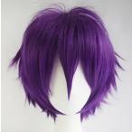  костюмированная игра цвет парик Short герой волосы a Nicos komike.. Halloween i Ben фиолетовый 