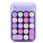  беспроводной цифровая клавиатура Short cut 18 ключ USB клавиатура многофункциональный авто сон офис фиолетовый 
