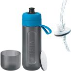 BRITA ブリタ 水筒 浄水ボトル本体 コップ 600ml 軽量 携帯用 アクティブ ブルー