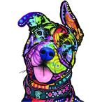 ディーン ルッソ 犬 ピットブル カー ステッカー 2枚セット デカール シール 車 PC