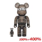 BE@RBRICK GOD SELECTION XXX BLACK CLEAR 100% & 400% ベアブリックBearbrick
