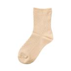 ソックス レディース 婦人ゴムなし柄すべり止めソックス（格子） 22〜24cm 3335 神戸生絲 │ ソックス 靴下 くつ下 靴した くつした 女性用 KOBES 介護衣料 衣類