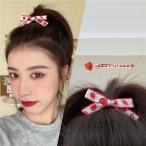 Yahoo! Yahoo!ショッピング(ヤフー ショッピング)ヘアアクセサリー ヘアピン かわいい シンプル おしゃれ 大人 格子ヘアゴム リングゴム 金具なし 可愛い  おとな 髪留め