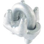 建築金物 荷役金具 ＴＲＵＳＣＯ　鍛造ワイヤクリップ　９ｍｍ　メッキ　  (TWCF-09)