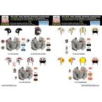 HADモデル E321009 1/32 F-4 ファントム II パッチとヘルメットマーキング デカールシート