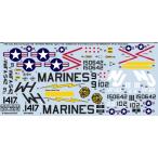 キッツワールド KW148095  1/48 F-4 ファントムII デカールセット 1 F-4B `Tigers`,F-4G `Black Lions`, `Pacemakers