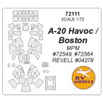 KV модель 72111 1/72 A-20J/Mk.V Boston 