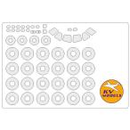 KVモデル 72137 1/72 エアバス A400M “グリズリー” (レベル #03929, #04800) + ホイール キャノピーマスキングシート