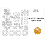 KV модель 72699 1/72 B-24D/Jlibe letter -( Hasegawa ) + колесо Canopy маскировка сиденье 