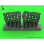  тормозные колодки AM-48-188 1/48 P-51 Mustang - карбюратор воздушный фильтр покрытие - RAF жалюзи модель - VERSION B (e двойной do для )