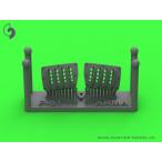  тормозные колодки AM-72-172 1/72 P-51 Mustang - карбюратор воздушный фильтр покрытие - RAF жалюзи модель - VERSION A ( aroma хобби для )