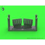  тормозные колодки AM-72-173 1/72 P-51 Mustang - карбюратор воздушный фильтр покрытие - RAF жалюзи модель - VERSION B ( aroma хобби для )