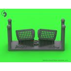  тормозные колодки AM-72-174 1/72 P-51 Mustang - карбюратор воздушный фильтр покрытие - стандарт дыра модель (e двойной do для )