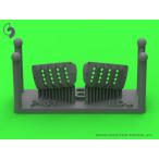  тормозные колодки AM-72-176 1/72 P-51 Mustang - карбюратор воздушный фильтр покрытие - RAF жалюзи модель - VERSION B (e двойной do для )