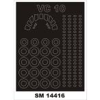 mon Tec sSM14416 1/144 VC-10( low ten для ) Mini маска 
