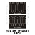 mon Tec sSM24010 1/24 Bf-109E3/4( воздушный фиксирующие детали для ) Mini маска 