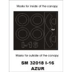 mon Tec sSM32018 1/32 поли ka Lupoff I-16( azur для ) Mini маска 