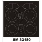 mon Tec sSM32180 1/32 I-153 коричневый кальмар (ICM для ) Mini маска 