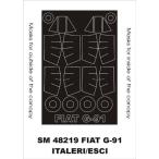 mon Tec sSM48219 1/48 Fiat G.91(ita rely для )/Esci Mini маска 