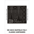 mon Tec sSM48233 1/48 F2A-1 Buffalo ( Classic воздушный рама для ) Mini маска 
