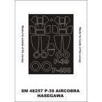 mon Tec sSM48257 1/48 P-39 воздушный Cobra ( Hasegawa для ) Mini маска 